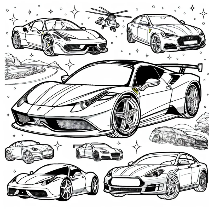 Parcourez le monde magique des voitures par marque, avec des modèles allant de la Ferrari, Audi, à l'apprécié Tesla et bien plus encore. Prêt à faire rugir votre créativité ?